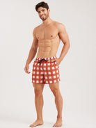 Men'S Woven Nail Spandex Swim Shorts Sustainable Men's Beach Shorts - BERLOOK