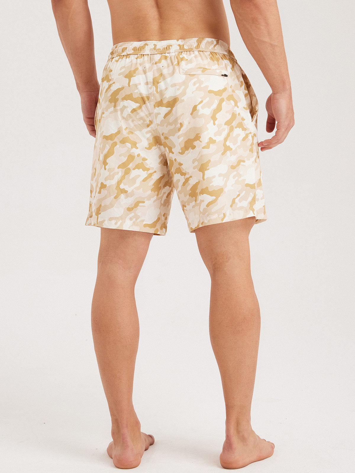 Men'S Woven Nail Spandex Swim Shorts Sustainable Men's Beach Shorts - BERLOOK