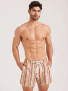 Men'S Woven Nail Spandex Swim Shorts Sustainable Men's Beach Shorts - BERLOOK