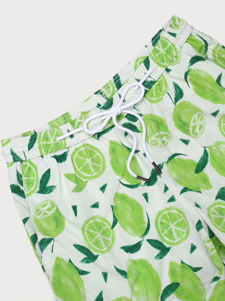 Men'S Woven Nail Spandex Swim Shorts Sustainable Men's Beach Shorts - BERLOOK