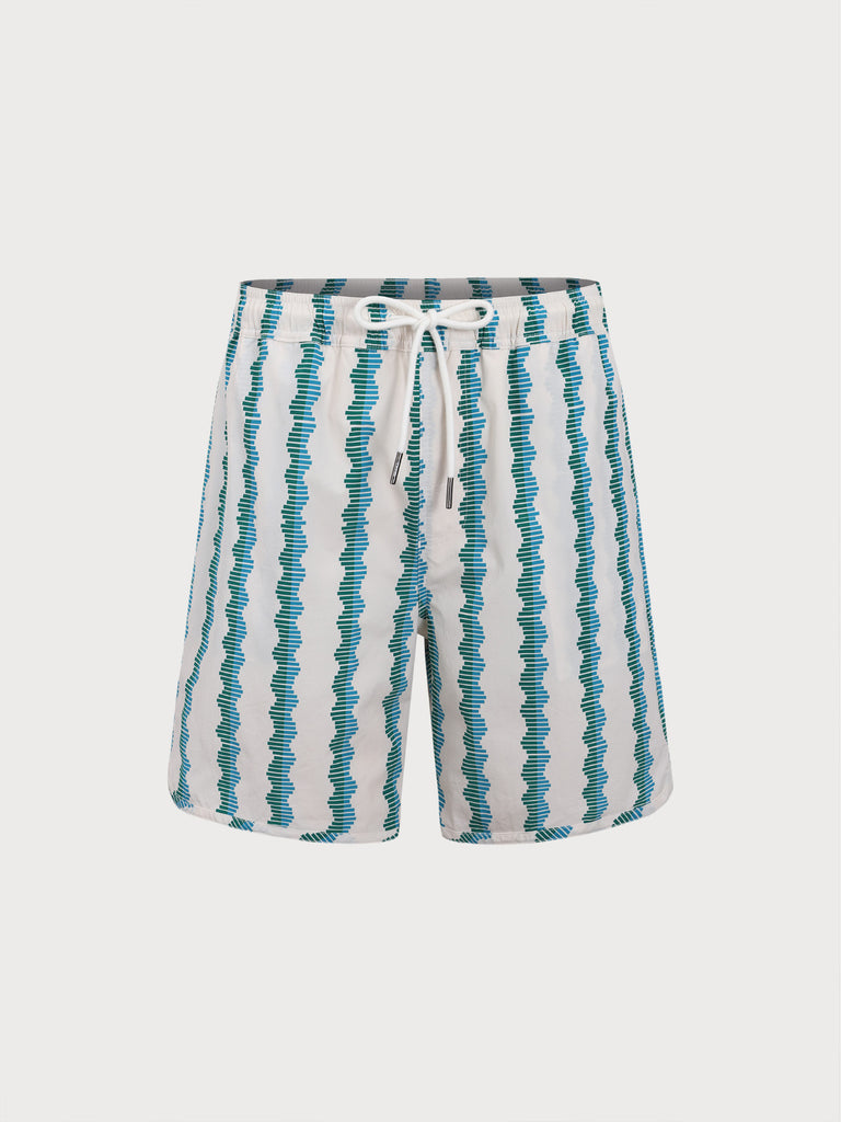 Men'S Woven Nail Spandex Swim Shorts Sustainable Men's Beach Shorts - BERLOOK