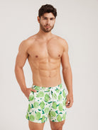 Men'S Woven Nail Spandex Swim Shorts Sustainable Men's Beach Shorts - BERLOOK