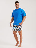 Men'S Woven Nail Spandex Swim Shorts Sustainable Men's Beach Shorts - BERLOOK
