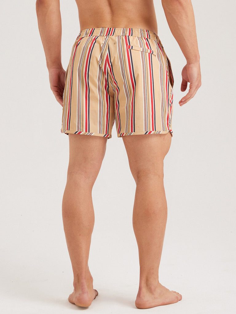 Men'S Woven Nail Spandex Swim Shorts Sustainable Men's Beach Shorts - BERLOOK