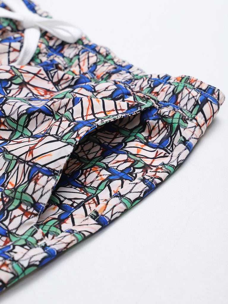 Men'S Woven Nail Spandex Swim Shorts Sustainable Men's Beach Shorts - BERLOOK