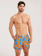 Men'S Woven Nail Spandex Swim Shorts Sustainable Men's Beach Shorts - BERLOOK