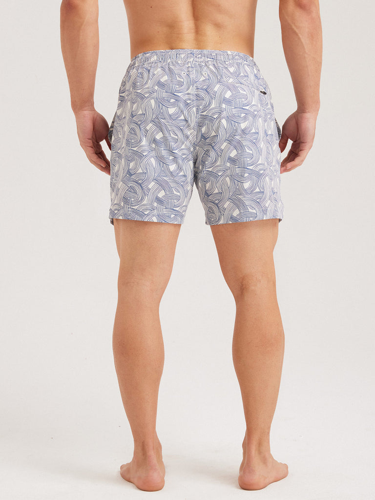 Men'S Woven Nail Spandex Swim Shorts Sustainable Men's Beach Shorts - BERLOOK