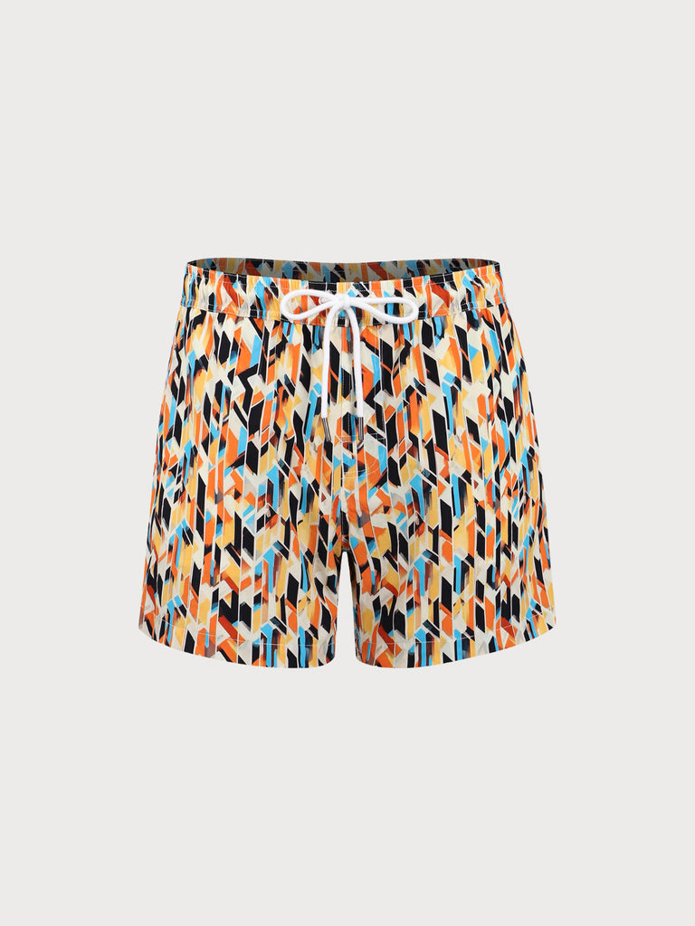 Men'S Woven Nail Spandex Swim Shorts Sustainable Men's Beach Shorts - BERLOOK