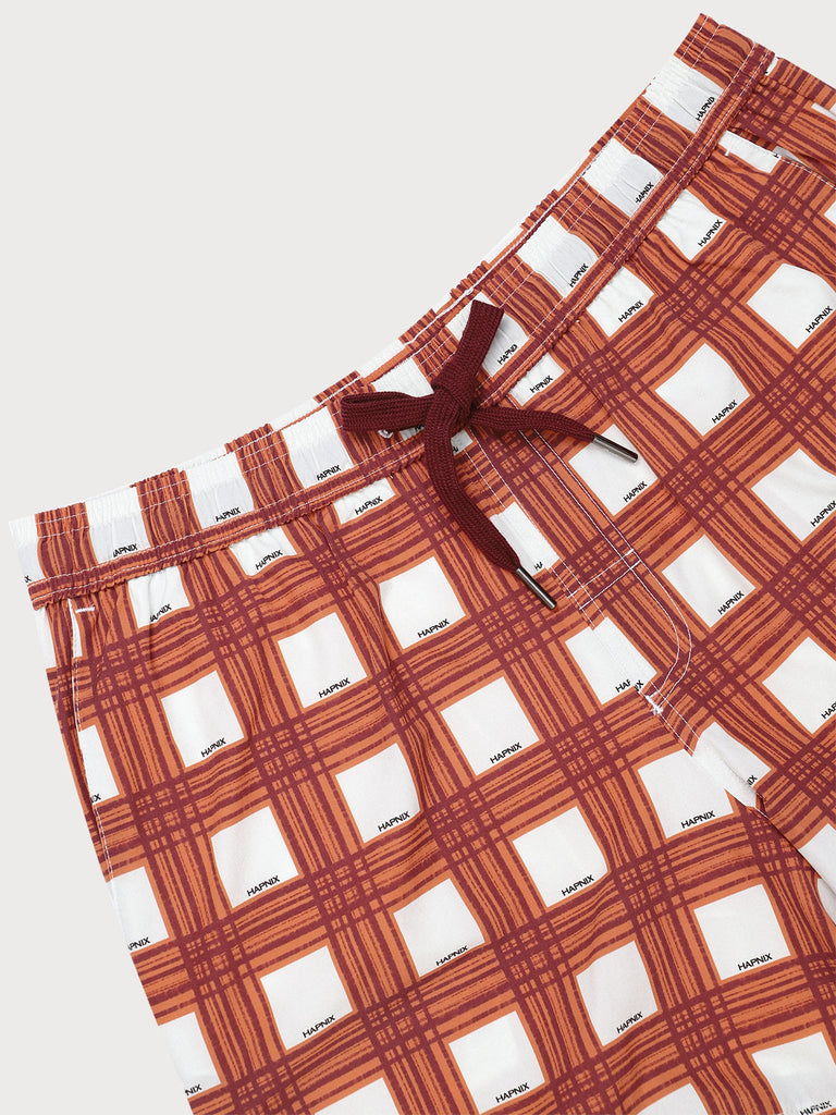 Men'S Woven Nail Spandex Swim Shorts Sustainable Men's Beach Shorts - BERLOOK