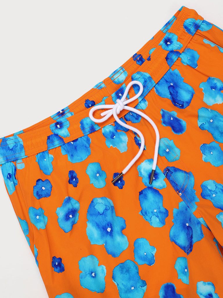 Men'S Woven Nail Spandex Swim Shorts Sustainable Men's Beach Shorts - BERLOOK