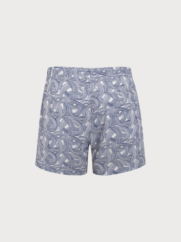 Men'S Woven Nail Spandex Swim Shorts Sustainable Men's Beach Shorts - BERLOOK
