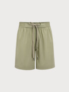 Men'S Woven Nylon-Blend Swim Shorts Green Sustainable Men's Shorts - BERLOOK