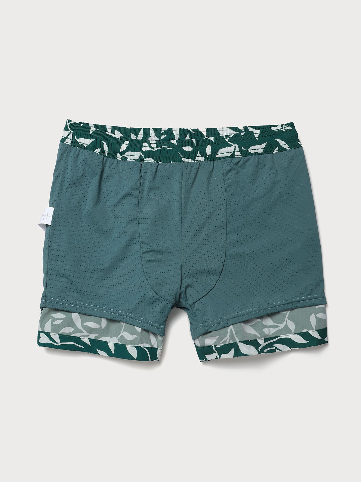 Green Floral Beach Men's 5