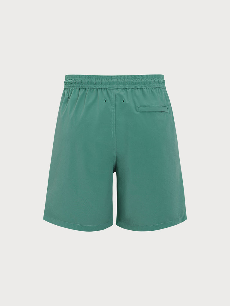 Men'S Woven Nylon-Blend Swim Shorts Sustainable Men's Shorts - BERLOOK