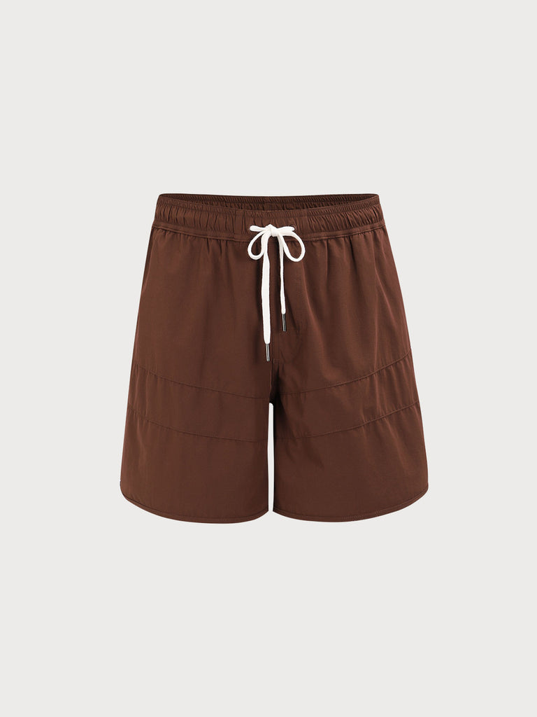Men'S Woven Nylon-Blend Swim Shorts Sustainable Men's Shorts - BERLOOK
