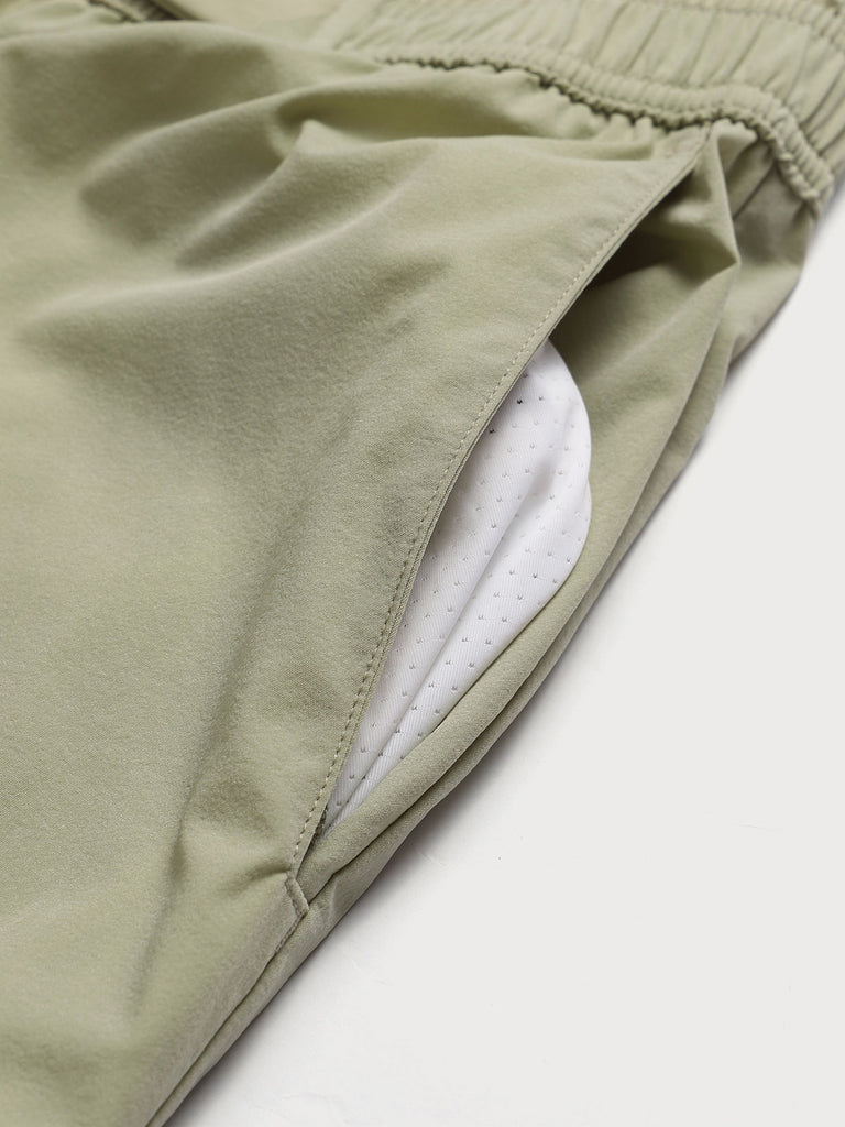 Men'S Woven Nylon-Blend Swim Shorts Sustainable Men's Shorts - BERLOOK