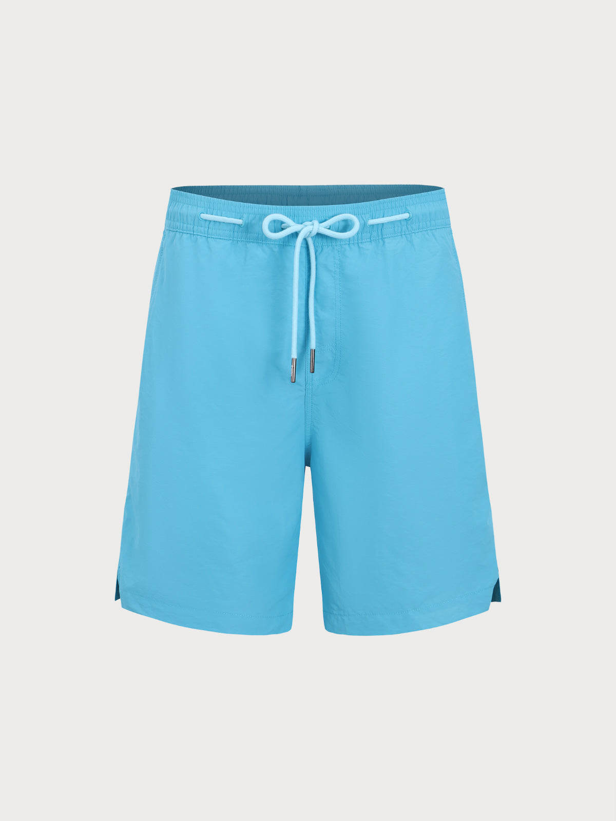 Men'S Woven Nylon Swim Shorts Sustainable Men's Beach Shorts - BERLOOK