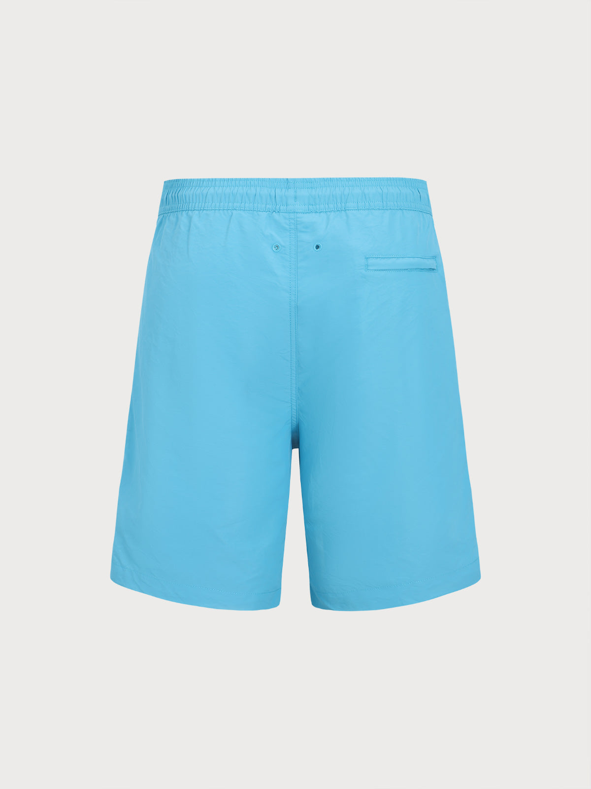 Men'S Woven Nylon Swim Shorts Sustainable Men's Beach Shorts - BERLOOK