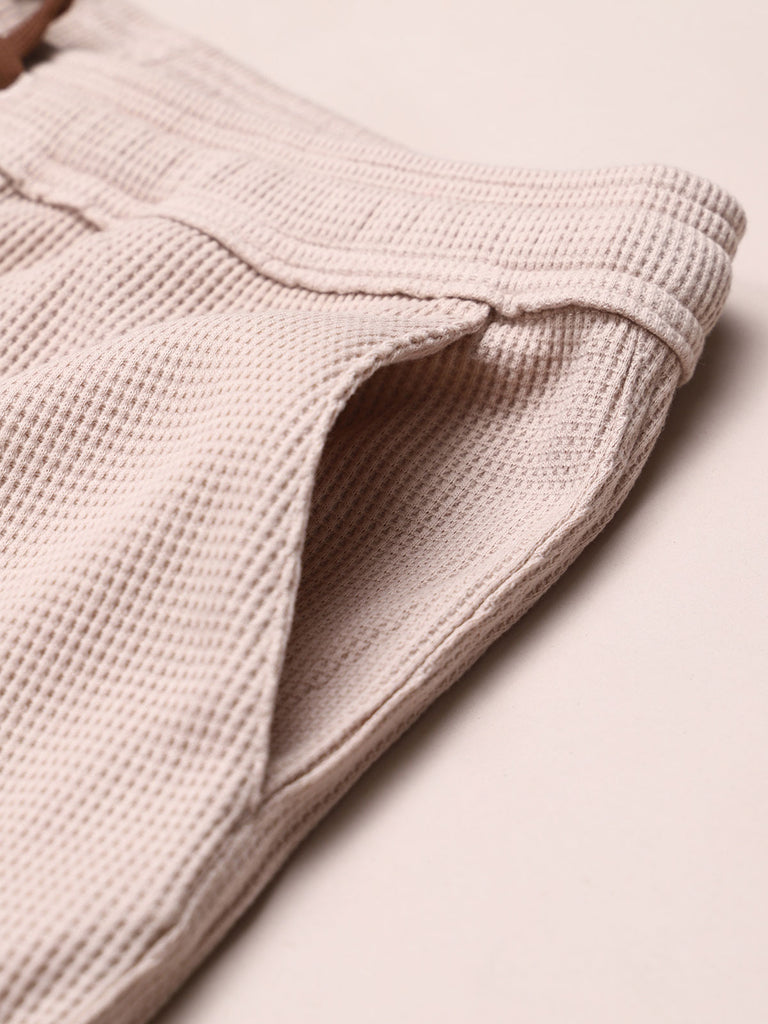 Men'S Woven Polyester-Cotton Swim Shorts Sustainable Men's Beach Shorts - BERLOOK