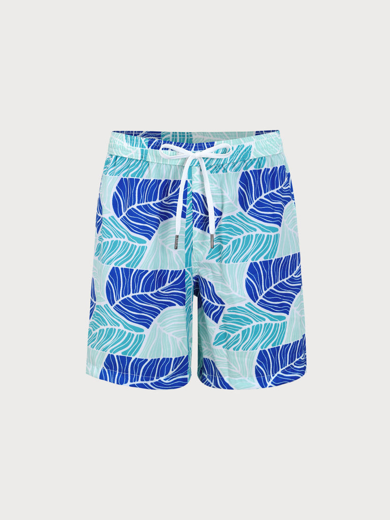 Men'S Woven Polyester-Spandex Swim Briefs Blue Sustainable Men's Shorts - BERLOOK