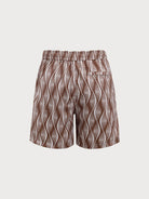 Men'S Woven Polyester-Spandex Swim Shorts Sustainable Men's Beach Shorts - BERLOOK