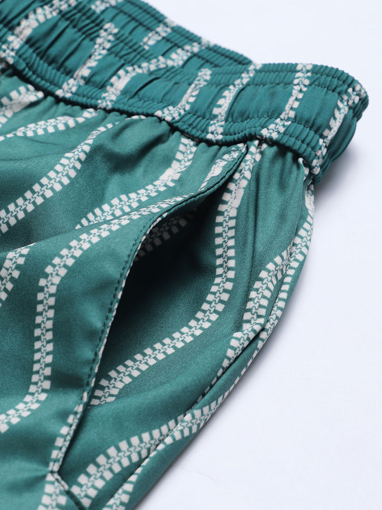 Men'S Woven Polyester-Spandex Swim Shorts Sustainable Men's Beach Shorts - BERLOOK