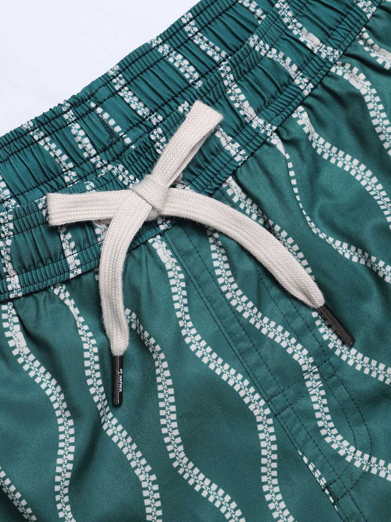 Men'S Woven Polyester-Spandex Swim Shorts Sustainable Men's Beach Shorts - BERLOOK