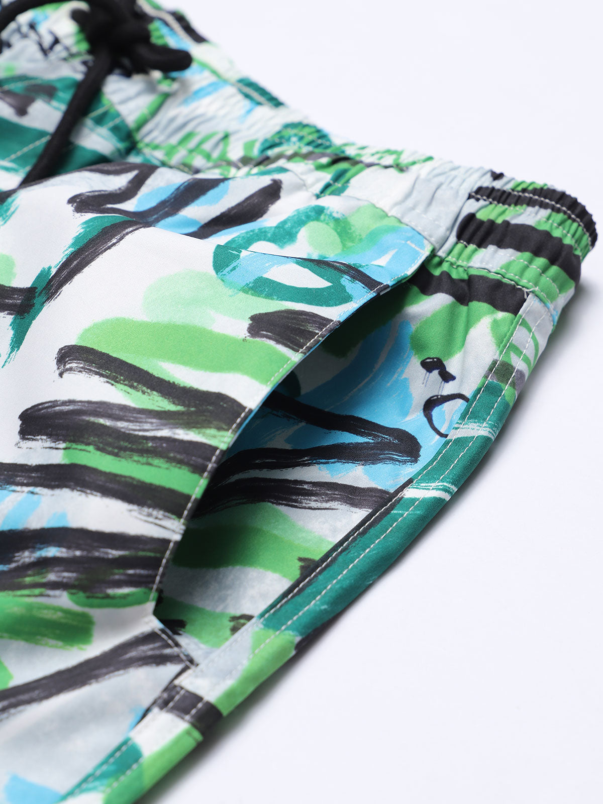 Men'S Woven Polyester Swim Shorts Sustainable Men's Beach Shorts - BERLOOK