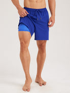 Men'S Woven Polyurethane Blend Swim Shorts Sustainable Men's Beach Shorts - BERLOOK