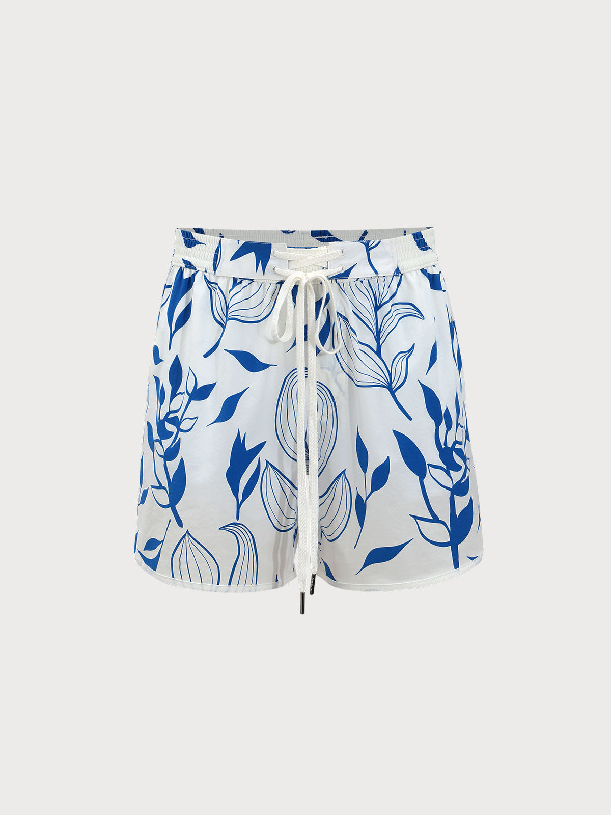 Men's Woven Nylon-Blend Swim Shorts Blue Sustainable Men's Shorts - BERLOOK