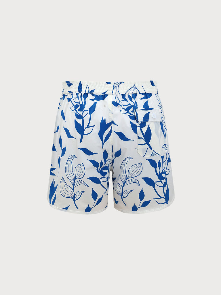 Men's Woven Nylon-Blend Swim Shorts Sustainable Men's Shorts - BERLOOK