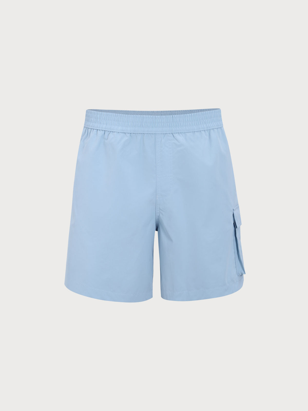 Men's Woven Polyester Swim Shorts Sustainable Men's Beach Shorts - BERLOOK