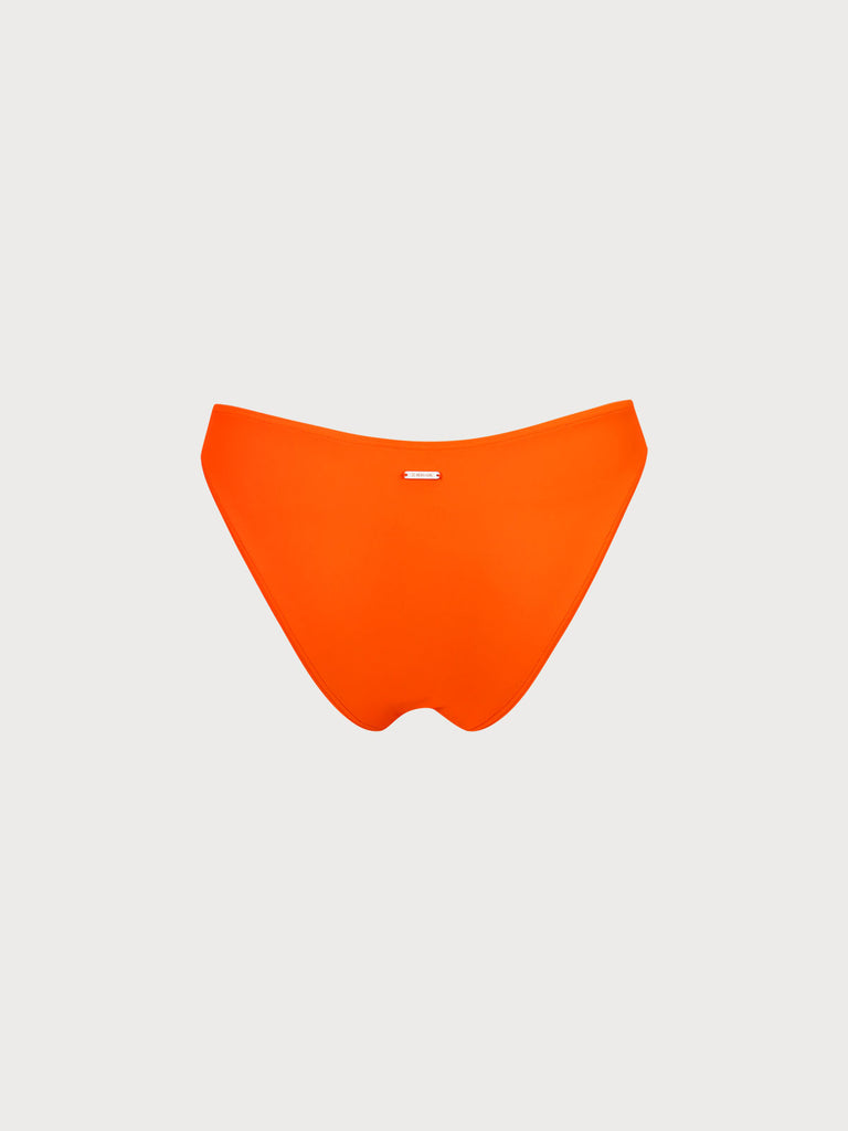 Orange Low Waisted Bikini Bottom Sustainable Bikinis - BERLOOK