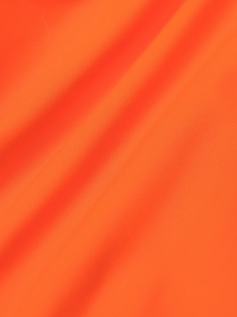 Orange O-Ring Halter Bikini Top Sustainable Bikinis - BERLOOK