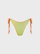 Orange Reversible Tie Bikini Bottom Sustainable Bikinis - BERLOOK