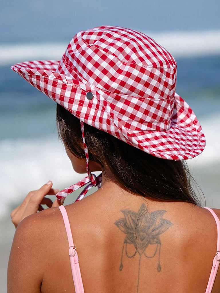 plaid bucket hat Sustainable Hats - BERLOOK