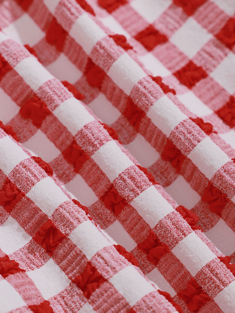 Plaid Underwire Bikini Top Sustainable Bikinis - BERLOOK