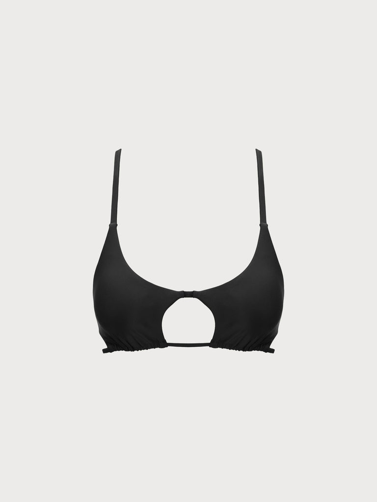 Red Cut Out Bikini Top Sustainable Bikinis - BERLOOK