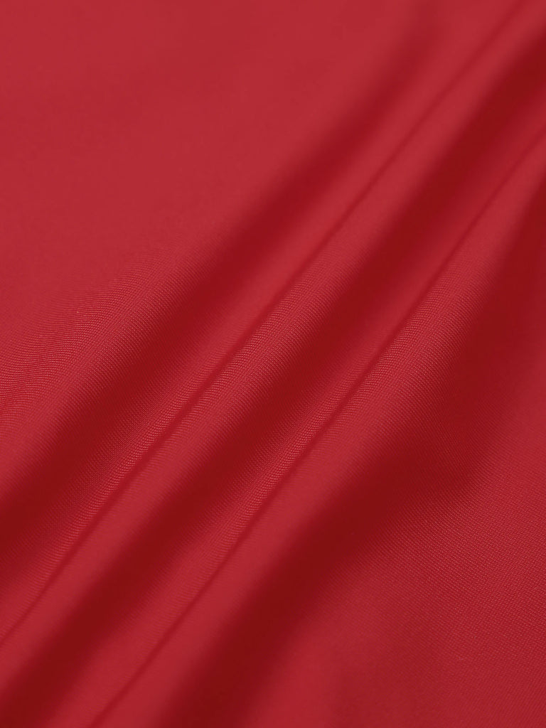 Red Cutout One Piece Swimwear Sustainable One-Pieces - BERLOOK