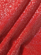 Red Lurex Bikini Bottom Sustainable Bikinis - BERLOOK