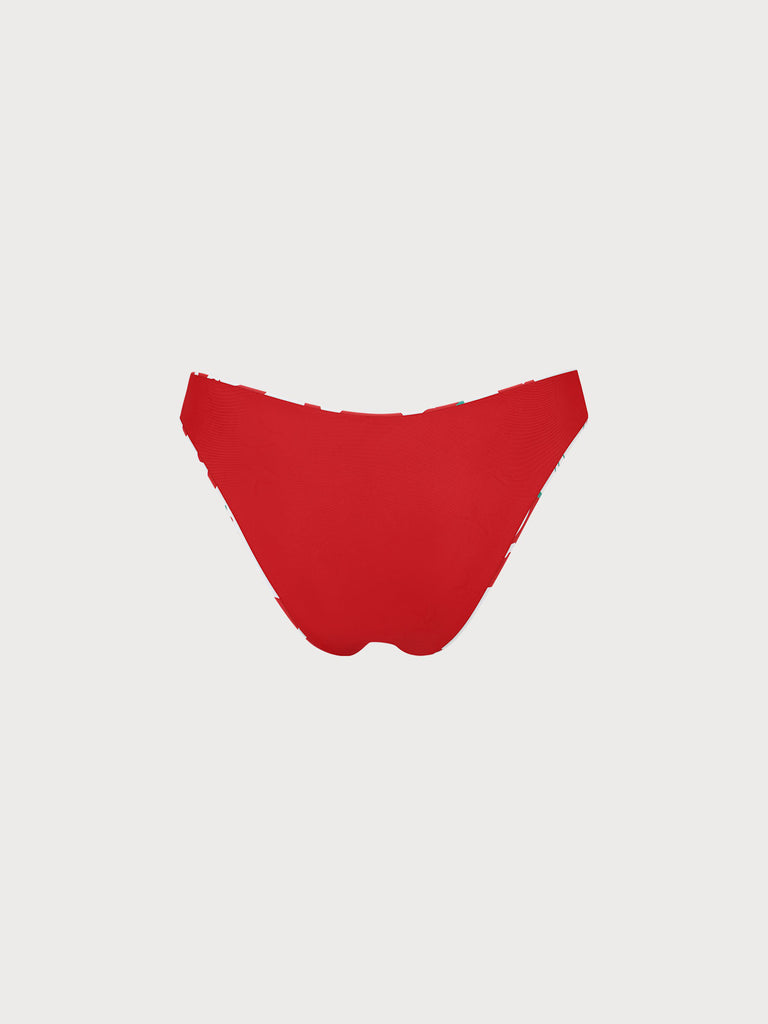 Reversible Floral Bikini Bottom Sustainable Bikinis - BERLOOK