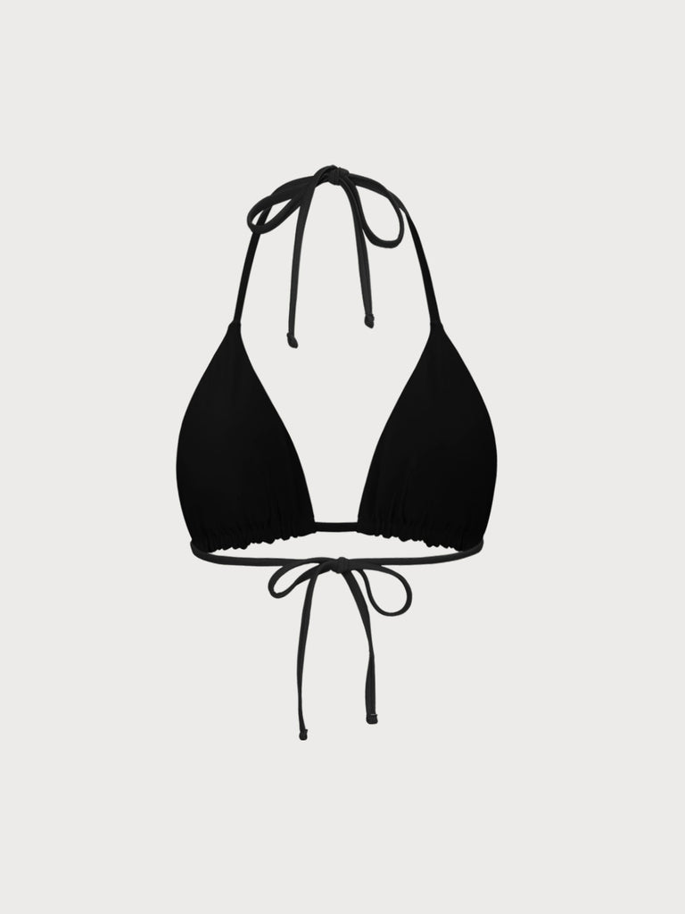 Reversible Halter Triangle Bikini Top Sustainable Bikinis - BERLOOK