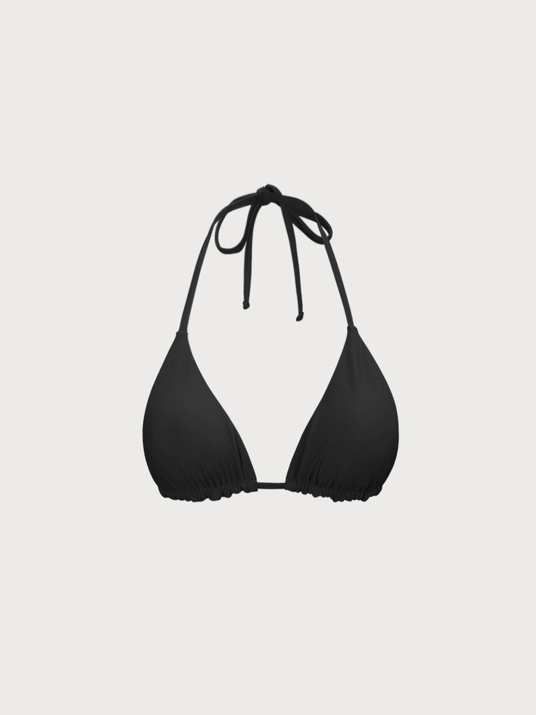 Reversible Halter Triangle Bikini Top Sustainable Bikinis - BERLOOK
