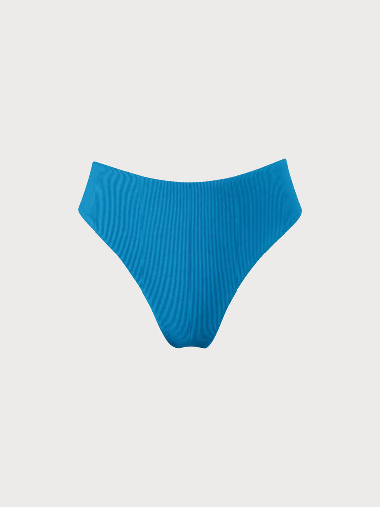 Reversible Ribbed  Mid-Rise Bikini Bottom Sustainable Bikinis - BERLOOK