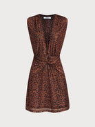 S Dark Coffee Sustainable Beach Dress - BERLOOK