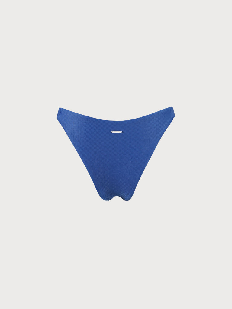 Solid Jacquard Bikini Bottom Sustainable Bikinis - BERLOOK