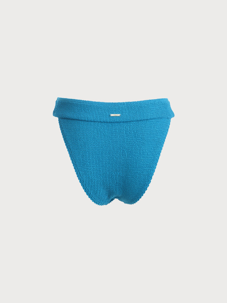 Solid Seam Textured Bikini Bottom Sustainable Bikinis - BERLOOK