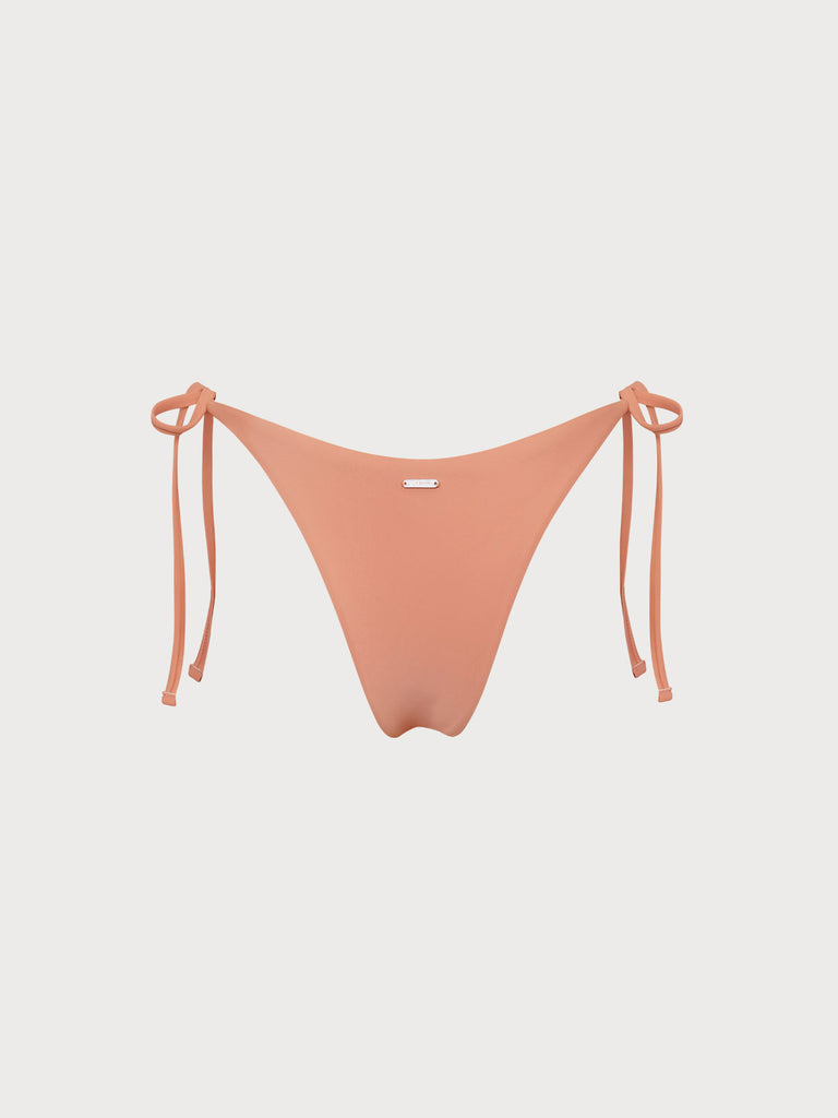 Solid Tie Bikini Bottom Sustainable Bikinis - BERLOOK