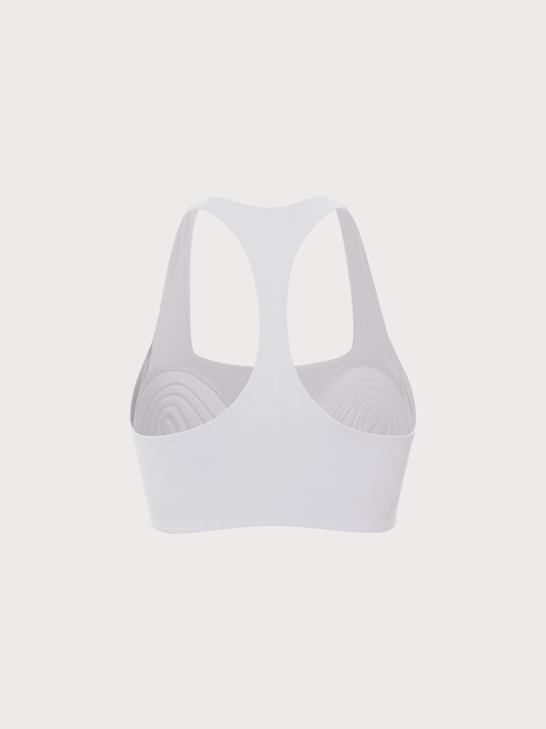 Square Neck Sports Bra Sustainable Yoga Tops - BERLOOK