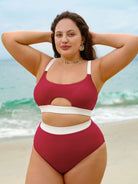 女式针织尼龙混纺比基尼上衣 Sustainable Plus Size Bikinis - BERLOOK